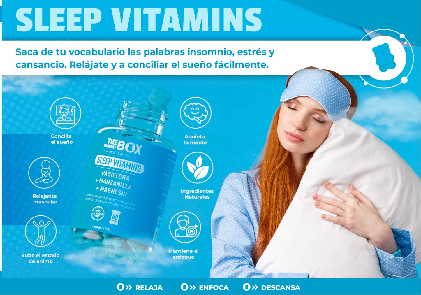 ¡Duerme como nunca, comiendo gomitas!
